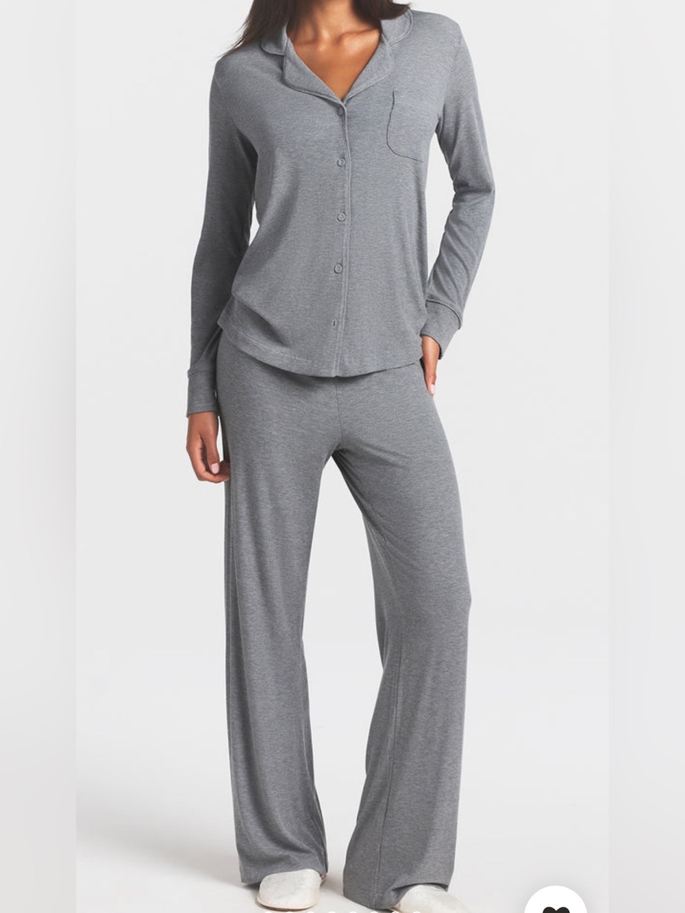 Skims Pajama Set Dark Green